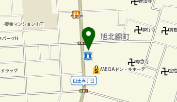 ローソン 秋田旭北錦町店の地図画像