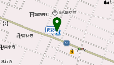 ローソン 山形諏訪町店の地図画像