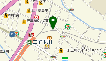 LAWSON+toks二子玉川店の地図画像