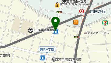 ローソン 世田谷奥沢五丁目店の地図画像