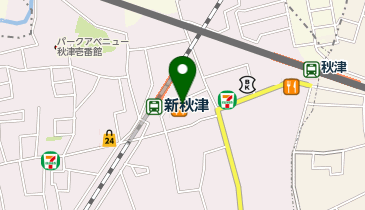 ローソン 新秋津駅東店の地図画像
