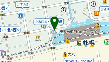 ローソン 札幌北6条西四丁目店の地図画像