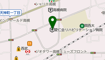 ローソン 愛仁会リハビリテーション病院店の地図画像
