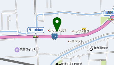 ローソン 奈良法華寺西店の地図画像