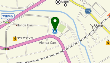 ローソン 大田長久町南店の地図画像