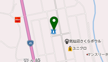 ローソン 気仙沼東新城二丁目店の地図画像