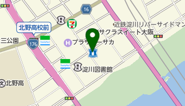 ローソン 淀川新北野店の地図画像