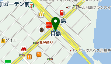 ローソン 月島駅前店の地図画像