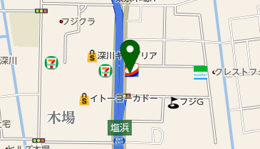 ローソン 江東木場店の地図画像