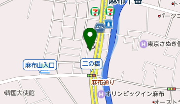 ローソン 麻布十番店の地図画像