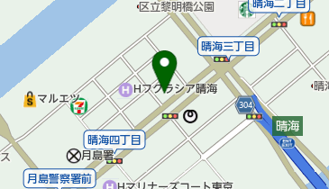 ローソン 中央晴海三丁目店の地図画像