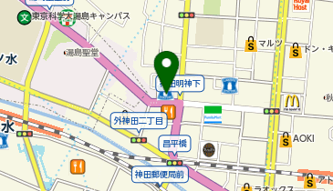 ローソン 神田明神店の地図画像