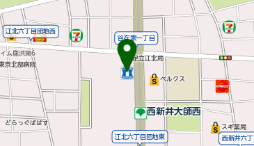ローソン 江北六丁目店の地図画像
