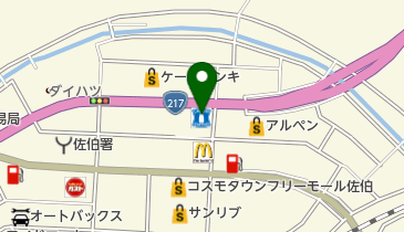 ローソン 佐伯コスモタウン店の地図画像