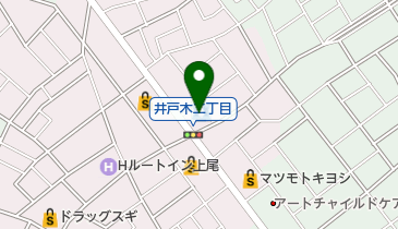 ローソン 上尾井戸木二丁目店の地図画像