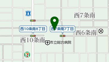 ローソンサテライト 名寄市立総合病院店の地図画像