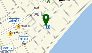 ローソン 函館東川町店の地図画像