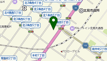 ローソン 北見大通西店の地図画像
