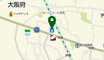 ローソン 加島四丁目店の地図画像