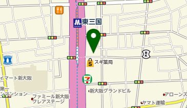 ローソン 東三国駅南口店の地図画像