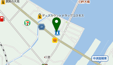 ローソン 臼杵市浜店の地図画像