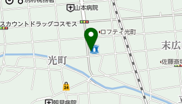 ローソン 別府光町店の地図画像