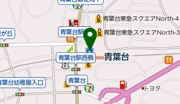 LAWSON+toks青葉台駅店の地図画像