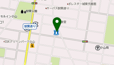 ローソン 小山駅東通り二丁目店の地図画像