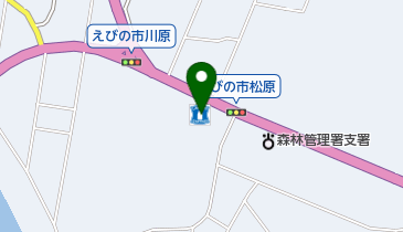 ローソン えびの松原店の地図画像