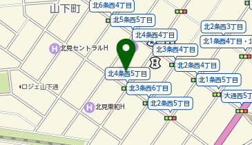 ローソン 北見北4条西五丁目店の地図画像