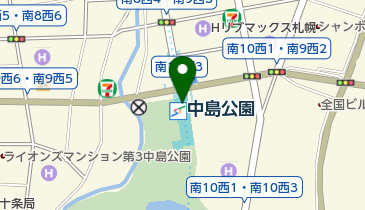ローソン 札幌地下鉄中島公園駅店の地図画像