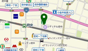 東京都府中市のローソン一覧 - NAVITIME