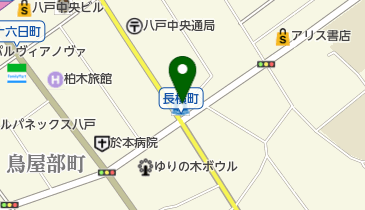 ローソン 八戸長横町ゆりの木通店の地図画像