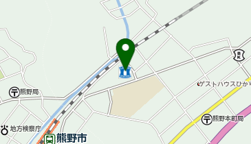 ローソン 熊野木本町店の地図画像