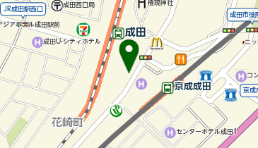 ローソン 成田駅東口店の地図画像