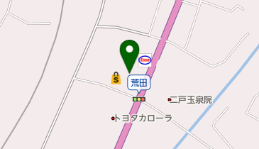 ローソン 二戸金田一荒田店の地図画像