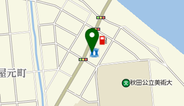 ローソン 秋田新屋大川町店の地図画像