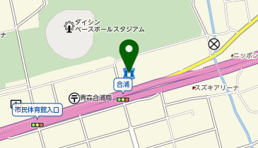 ローソン 青森合浦公園前店の地図画像