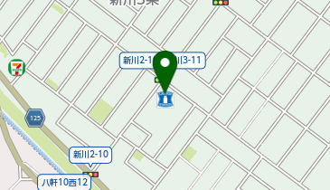 ローソン 札幌新川2条十丁目店の地図画像