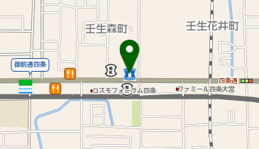 ローソン 四条中新道店の地図画像