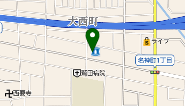 ローソン 尼崎大西町三丁目店の地図画像