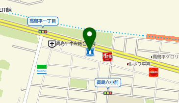 ローソン 板橋高島通り店の地図画像