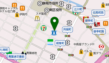 ローソン 静岡呉服町店の地図画像