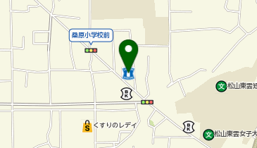 ローソン 松山桑原三丁目店の地図画像