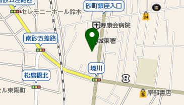 ローソン 江東北砂二丁目店の地図画像