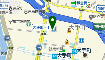 ローソン 大手町フィナンシャルシティグランキューブ店の地図画像