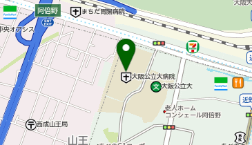 ローソン 大阪公立大学病院店の地図画像