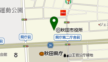ローソン 秋田市役所店の地図画像