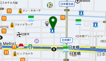 ローソン 千日前一丁目店の地図画像