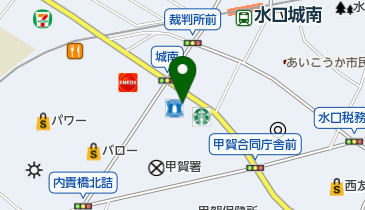 ローソン 水口城南店の地図画像